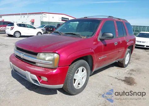 2003 Chevrolet Trailblazer Lt из США, поврежденный, VIN 1GNDT13S632402553
